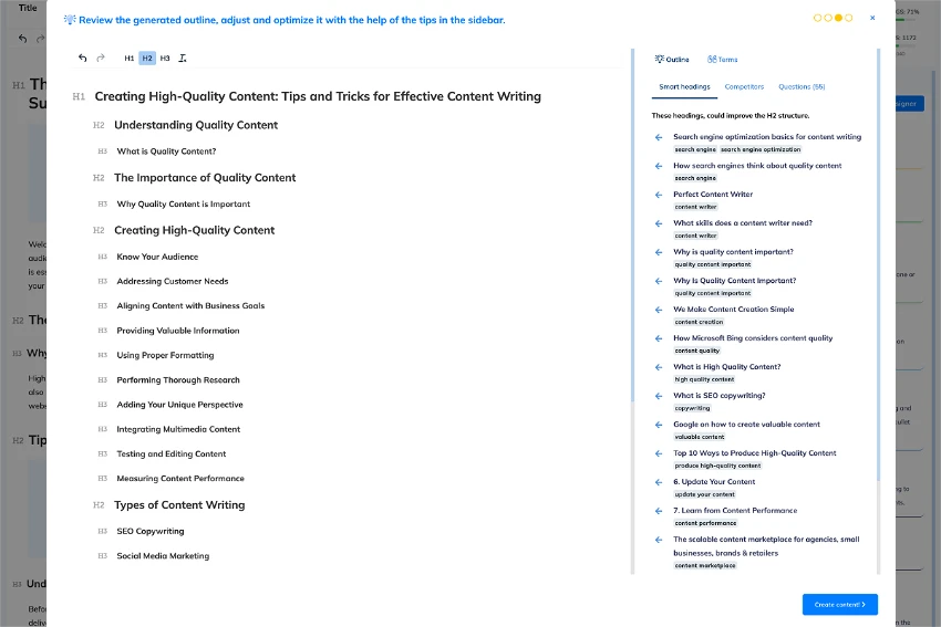 Neuronwriter To Write 80+ Scores Articles On Scales