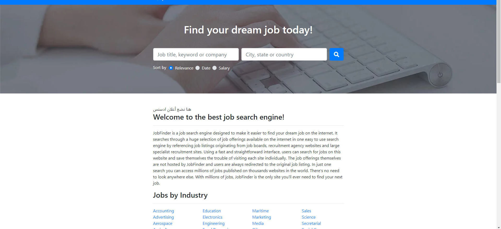 Jobs Script - Free Jobs That Can Get Accepted In Google Adsense 